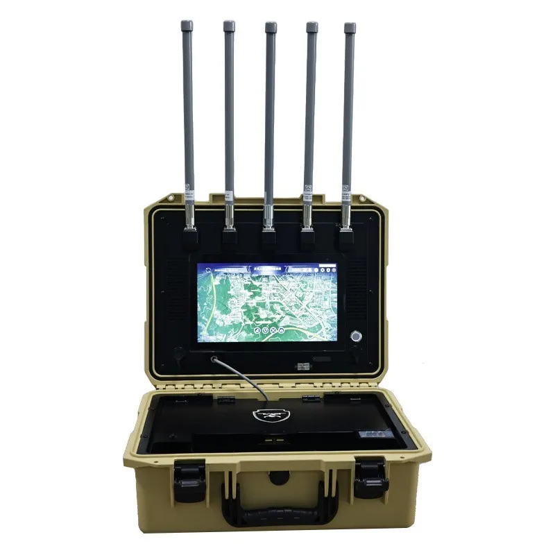 Portable Uav Drone Detection Signaling Briefcase Customizable For 1.2g 1.4G 2.4G 5.8g Fpv Detection 45MHz 6000MHz 2-8 Km Range IP65 Anti Drone factory Portable Uav Drone Detection Signaling Briefcase Customizable For 1.2g 1.4G 2.4G 5.8g Fpv Detection 45MHz 6000MHz 2-8 Km Range IP65 Anti Drone factory