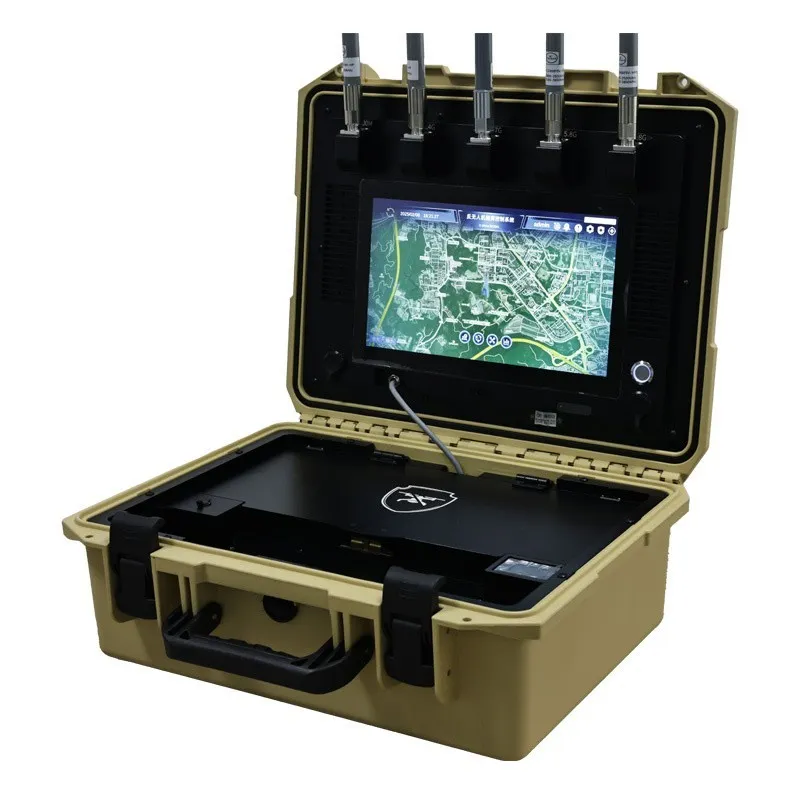 Portable Uav Drone Detection Signaling Briefcase Customizable For 1.2g 1.4G 2.4G 5.8g Fpv Detection 45MHz 6000MHz 2-8 Km Range IP65 Anti Drone suppliers Portable Uav Drone Detection Signaling Briefcase Customizable For 1.2g 1.4G 2.4G 5.8g Fpv Detection 45MHz 6000MHz 2-8 Km Range IP65 Anti Drone suppliers