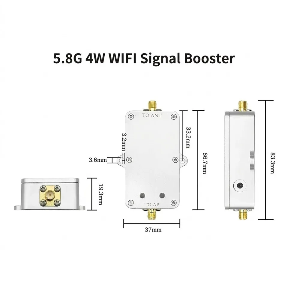 4W Bi-directional Signal Amplifier 0.9G 2.4G 5.2G 5.8G Drone Booster factory 4W Bi-directional Signal Amplifier 0.9G 2.4G 5.2G 5.8G Drone Booster factory