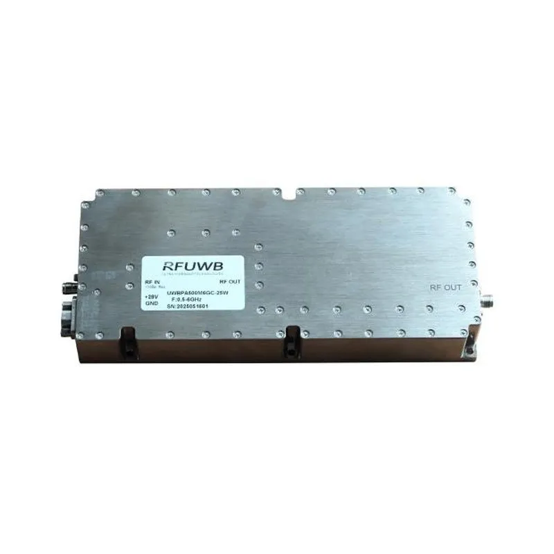 0.5-6GHz 50W Broadband Power Amplifier Module GaN Class AB RF PA manufacturers 0.5-6GHz 50W Broadband Power Amplifier Module GaN Class AB RF PA manufacturers